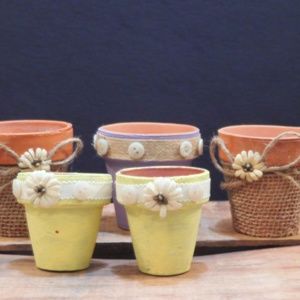 Miniture Flower Pots (5)